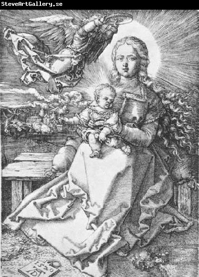 Albrecht Durer Madonna Crowned by an Angel
